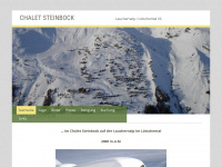 chalet-steinbock.ch Webseite Vorschau