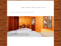 chaletrosa.ch Webseite Vorschau
