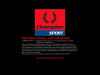 championsport.de Webseite Vorschau