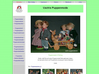 uschis-puppenmode.de Webseite Vorschau