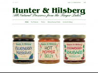 hunterhilsberg.com Webseite Vorschau