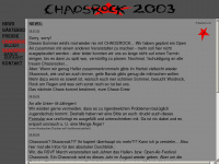 chaosrock.de Webseite Vorschau