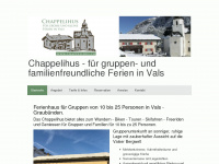 chappelihus.ch Webseite Vorschau