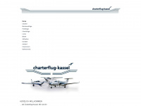charterflug-kassel.de Webseite Vorschau