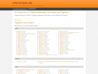 charterjets.de Webseite Vorschau