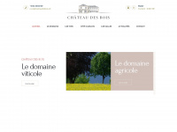 chateaudesbois.ch Webseite Vorschau