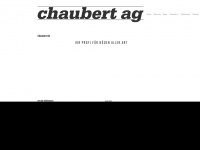 chaubert.ch Webseite Vorschau