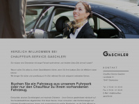 chauffeur-gaschler.de Webseite Vorschau