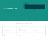 checkinonline.de Webseite Vorschau