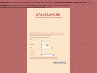 checklove.de Webseite Vorschau
