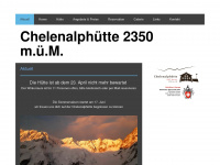 chelenalp.ch Webseite Vorschau