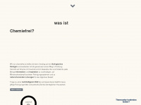 chemiefrei.at Webseite Vorschau
