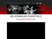 cherryfield-band.de Webseite Vorschau