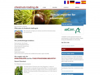 chestnuts-trading.de Webseite Vorschau