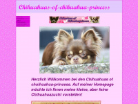 chihuahua-princess.de Webseite Vorschau