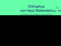 chihuahua-wattendorf.de Webseite Vorschau