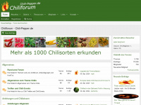 chili-pepper.de Webseite Vorschau