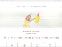 chinderzahni.ch Webseite Vorschau