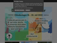 chinderlager.ch Webseite Vorschau