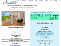 chiropraktik-kropshofer.at Webseite Vorschau