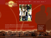 chocola-band.de Webseite Vorschau