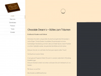 chocolate-dreams.de Webseite Vorschau