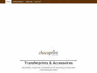 chocoprint.ch Webseite Vorschau