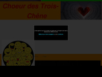 choeur3chene.ch Webseite Vorschau