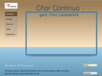 chor-continuo.de Webseite Vorschau