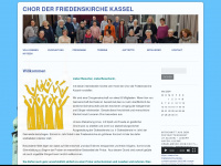 chor-friedenskirche.de Webseite Vorschau