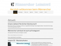 chor-leimis.ch Webseite Vorschau