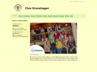 chor-kronshagen.de Webseite Vorschau