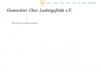 chor-ludwigsfelde.de Webseite Vorschau