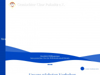 chor-pulsnitz.de Webseite Vorschau