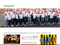 chor-rezeptfrei.ch Webseite Vorschau