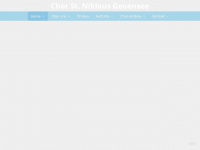 chor-st-niklaus.ch Webseite Vorschau