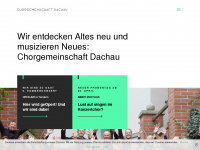 chorgemeinschaft-dachau.de Webseite Vorschau