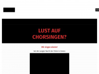 chorhaag.at Webseite Vorschau