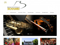 musikschule-schamei.de Webseite Vorschau