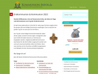 kommunion-infos.de Webseite Vorschau