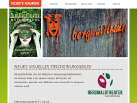 bergwaldtheater.de Webseite Vorschau