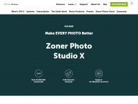 zoner.com Webseite Vorschau