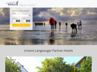 langeoog-hotels.de Webseite Vorschau