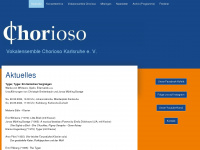 chorioso-karlsruhe.de Webseite Vorschau
