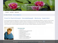 christa-dungl.at Webseite Vorschau