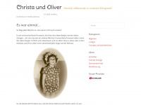 christa-und-oliver.de Webseite Vorschau