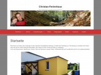 christas-ferienhaus.de Webseite Vorschau