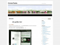 christathekla.de Webseite Vorschau