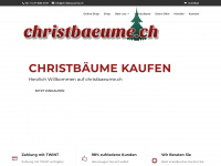 christbaeume.ch Webseite Vorschau