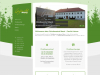 christbaumhof-manzl.at Webseite Vorschau